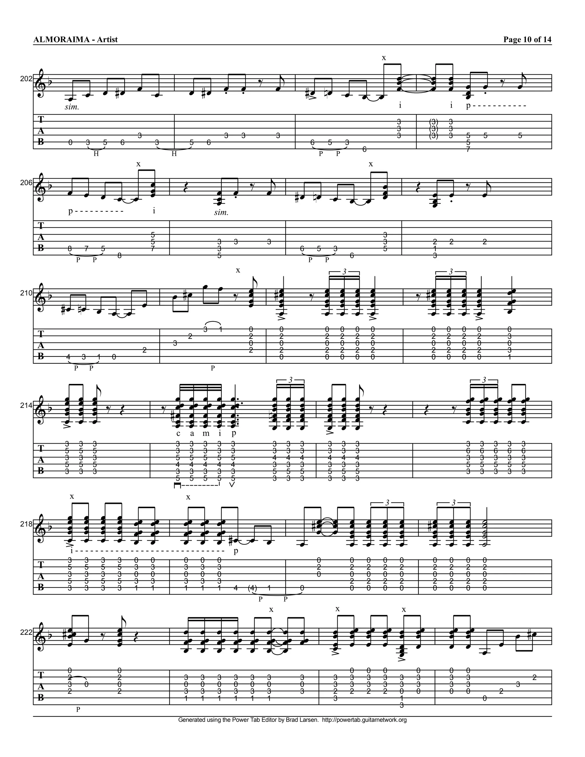 ALMORAIMA ­ Artist                                                                                                                                                                                                               Page 10 of 14 



                                                                                        k c                                                                                                                          c 
                                                                                                                                                                                  x 

        e
       I                                                                                                                                             V 
                                                                                                                                                     V                                                V  V  V  V  k V 
                                                                                                                                                                                                      V  V 
                         V                                                  V  gV  V  V  V                                           gV  fV  V  V  V V                                                V  V  V 
             V  V  V  gV  V                                                                                                                                                                                 V 
202 


            sim.                                                                                                                                                                        i                     i     p ­ ­ ­ ­ ­ ­ ­ ­ ­ ­ ­ 
       T                                                                                                                                                                                3             (3)    3 
       A                                                                                                                                                                                3             (3)    3 
                                                 3                                              3         3              3                                                              3             (3)    3      5     5               5 
       B     0         3         5         6               3                5     6                                                      6         5          3                                                     5 
                                                                                                                                                                        6                                           7 
                            H                                     H                                                                           P         P 


                                                                                                k c                                                                                                         k c 
                                                x                                                                                                                        x 

       I  V  V  V  V  V V 
        e               V                                               j                                                                           V                                        j
206 
                        V                                                                  V  V  V 
                                                                                           V                                        gV  fV  V  V  V V 
                                                                                                                                                    V                                                  V  V  V 
                                                                                                                                                                                                       V 
                                                                                           V                                                                                                           V 
             p ­ ­ ­ ­ ­ ­ ­ ­ ­ ­                        i                            sim. 
       T 
       A                                                  5                                                                                                                       3 
                                                          5                                3         3              3                                                             3                    2     2            2 
       B    8          7         5                        7                                3                                        6         5         3                         5                    1 
                                       8                                                   5                                                                      6                                    3 
                                                                               x  c
                  P         P                                                                                                            P         P 


                                                                         V  V  k V  gV 
                                                                                                                                                             3                                               3 

        e
       I  gV  fV                                                  V  gV           V  V 
                                                                                  V  V                                                   k V  V  V  V 
                                                                                                                                           V  V  V  V 
                                                                                                                                           V  V  V  V                                        k gV  V  V  V 
                                                                                                                                                                                                V  V  V  V 
                                                                                                                                                                                                V  V  V  V 
                                                                                                                                                                                                                                      V 
                                                                                                                                                                                                                                     V 
                                                                                                                                                                                                                                      V 
210 

                  V  V  V V                                                       V  V                                                     V  V  V  V                                           V  V  V  V                           V 
                                                                                                                                                                                                                                     V 
                                                                                     V                                                     V  V  V  V                                           V  V  V  V 
                                                                                 3         1                   0          0                        0         0     0         0                        0      0     0     0           0 
       T                                                                    2                                  2          2                        2         2     2         2                        2      2     2     2           3 
       A                                                          3                                            0          0                        0         0     0         0                        0      0     0     0           0 
                                                     2                                                         2          2                        2         2     2         2                        2      2     2     2           3 
       B    4         3         1     0                                                                                   0                        0         0     0         0                        0      0     0     0           1 


               c                                                                                                                                          c
                 P         P                                                          P 
                                                                                                                               3                                                                                          3 
        V  V  V                                                 k V  V  V  V  V                                      V  V  V                       V  V  V  k j                                                  V V  V  V  V
                                                                                                                                                                                                              k V  V  V  V  V 
      e V  V  V  k j
     I  V  V  V 
        V  V  V                                                    V V  V  V V
                                                                 gV  V  V  V  V 
                                                                  V  V  V  V  V 
                                                                                                                     V  V  V 
                                                                                                                    fV  V  V 
                                                                                                                     V  V  V 
                                                                                                                                                   V  V  V 
                                                                                                                                                   V  V  V 
                                                                                                                                                   V  V  V 
                                                                                                                                                                                                  j             V  V  V  V  V 
                                                                                                                                                                                                                V  V  V  V  V 
        V  V  V                                                   V  V  V  V  V                                      V  V  V                       V  V  V                                                      V  V  V  V  V 
214 

                                                                  V  V  V  V  V                                      V  V  V                       V  V  V 
                                                                   c  a  m  i  p 
            3     3         3                                      3        3    3         3         3               3         3    3              3         3     3                                                3    3     3     3     3 
       T    5     5         5                                      3        3    3         3         3               3         3    3              3         3     3                                                6    6     6     6     6 
       A    3     3         3                                      5        5    5         5         5               4         4    4              4         4     4                                                3    3     3     3     3 
            5     5         5                                      4        4    4         4         4               3         3    3              3         3     3                                                5    5     5     5     5 
       B    3     3         3                                      3        3    3         3         3               5         5    5              5         5     5                                                3    3     3     3     3 
                                                                   5        5    5         5         5               3         3    3              3         3     3 

             x                                                          x 

        V              V         V     V 
                                                                                                                                                                                   3                          3 

      e V 
     I  V 
        V 
                       V 
                       V 
                       V 
                                 V 
                                 V 
                                 V 
                                       V 
                                       V 
                                       V 
                                                 V
                                                V 
                                                 V
                                                V 
                                                           V 
                                                          V 
                                                           V 
                                                          V 
                                                                         V
                                                                        V 
                                                                         V
                                                                        V 
                                                                                  V  V
                                                                                 V  V 
                                                                                  V  V
                                                                                 V  V  gV  V  V                                        gV  V V  V  V  V 
                                                                                                                                        V  V V  V  V  V 
                                                                                                                                        V  V V  V  V  V 
                                                                                                                                             V  V  V  V 
                                                                                                                                                                                                  gV 
                                                                                                                                                                                                   V 
                                                                                                                                                                                                   V 
                                                                                                                                                                                                   V 
                                                                                                                                                                                                             V 
                                                                                                                                                                                                             V 
                                                                                                                                                                                                             V 
                                                                                                                                                                                                             V 
                                                                                                                                                                                                                    V 
                                                                                                                                                                                                                    V 
                                                                                                                                                                                                                    V 
                                                                                                                                                                                                                    V 
                                                                                                                                                                                                                          W 
                                                                                                                                                                                                                          W 
                                                                                                                                                                                                                          W 
                                                                                                                                                                                                                          W 
        V              V         V     V        V         V             V        V  V 
218 


             i ­ ­ ­ ­ ­ ­ ­ ­ ­ ­ ­ ­ ­ ­ ­ ­ ­ ­ ­ ­ ­ ­ ­ ­ ­ ­ ­ ­ ­ ­  p 
                                                                                                                                    V        V  V  V  V                                            V         V      V     W 
            3          3         3     3        0         0             0        0         0                                                  0                   0      0        0     0              0     0      0     0 
       T    5          5         5     5        3         3             3        3         3                                                  2                   2      2        2     2              2     2      2     2 
       A    3          3         3     3        0         0             0        0         0                                                  0                   0      0        0     0              0     0      0     0 
            5          5         5     5        3         3             3        3         3                                                                      2      2        2     2              2     2      2     2 
       B    3          3         3     3        1         1             1        1         1         4         (4)  1               0                             0      0        0     0              0     0      0     0 


                c
                                                                                                                   P          P 
                                                                                                                    x                                   x                                x

         V  k V  j                                                      V        V  V                V         V  V           VV V                      V          V  V
                                                                                                                                                                  V  V             V 
                                                                                                                                                                                  V  V        V
                                                                                                                                                                                             V                V  V
                                                                                                                                                                                                             V  V 
     I  gV  V  V 
      e V V    V 
               V                                                         V
                                                                        V         V  V
                                                                                 V  V                 V
                                                                                                     V          V  V
                                                                                                               V  V           V V V                     V 
                                                                                                                                                        V 
                                                                                                                                                        V 
                                                                                                                                                                  V  V 
                                                                                                                                                                  V  V            V  V 
                                                                                                                                                                                  V  V       V 
                                                                                                                                                                                             V 
                                                                                                                                                                                                             V  V  V  V  g 
                                                                                                                                                                                                             V  V  V 
                                                                                                                                                                                                                          V 
                                                                        V        V  V                V         V  V           V                                                       V 
222 

                                                                                                                                                                                      V 
            0                          0                                                                                                                          0      0        0          0               0      0 
       T    2                          2                                3        3         3         3         3    3               3                   3         3      3        3     3    3               3      3                           2 
       A    3          0               0                                0        0         0         0         0    0               0                   3         3      3        3     3    3               3      3                     3 
            2                          2                                3        3         3         3         3    3               3                   2         2      2        2     0    0               0      0           2 
       B                                                                1        1         1         1         1    1                                   3                               1                                 0 
                                                                                                                                                                                        3 
                  P 
                                                                   Generated using the Power Tab Editor by Brad Larsen.  http://powertab.guitarnetwork.org 
 