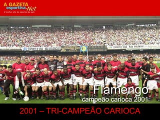 2001 – TRI-CAMPEÃO CARIOCA
 