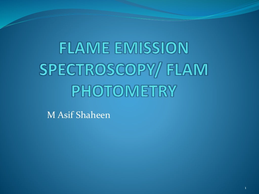Flame photometer (Atomic Emission Spectroscopy) Flame emission spectr…