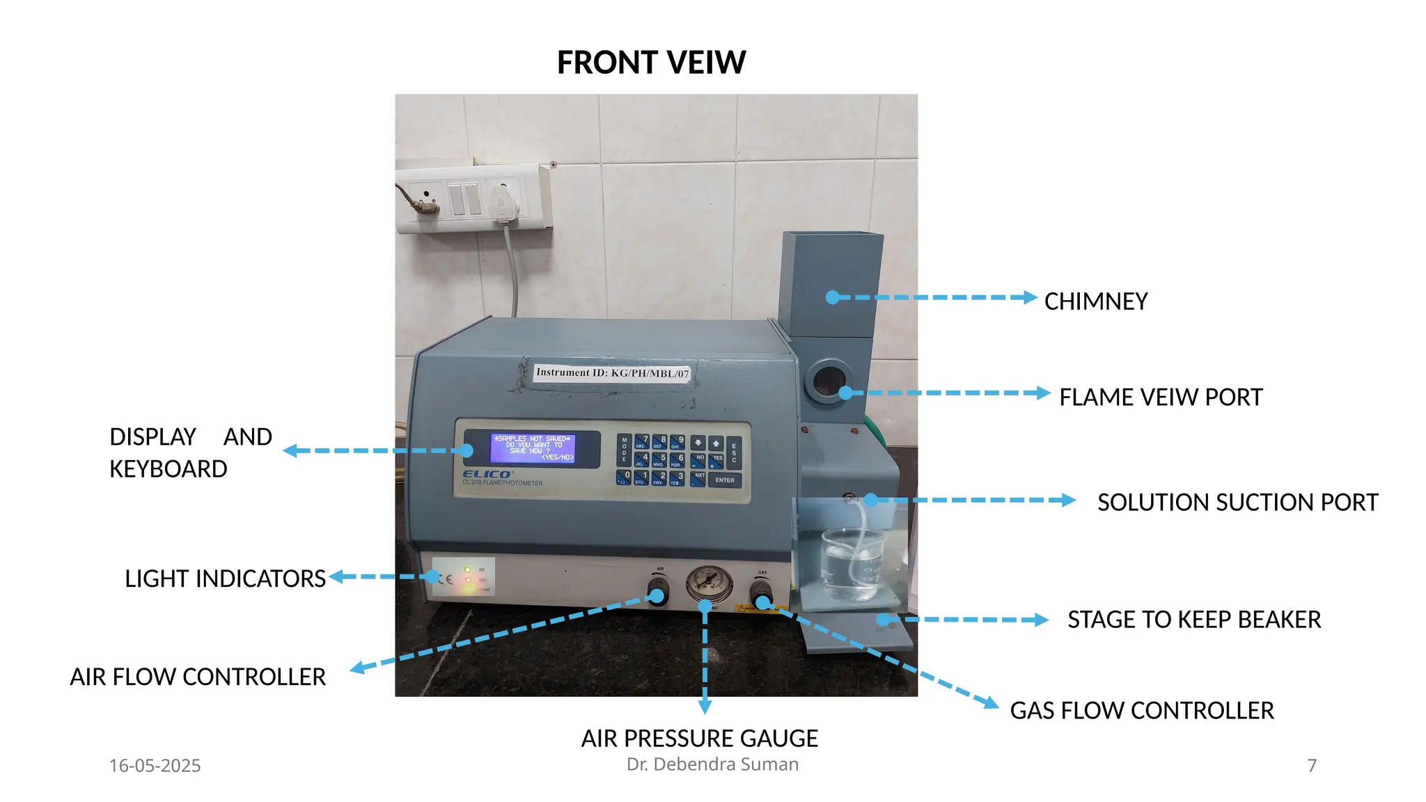 Flame Photometer Standard Operating Procedure (SOP) pptx