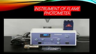 INSTRUMENT OF FLAME
PHOTOMETER
 