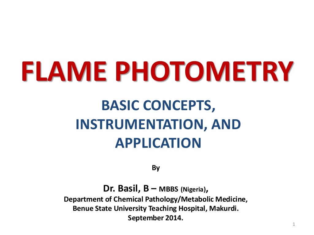 Flame photometry