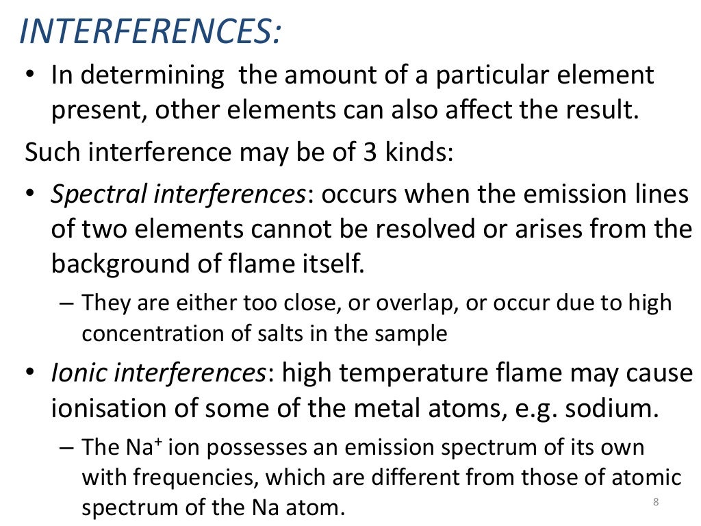 Flame photometry