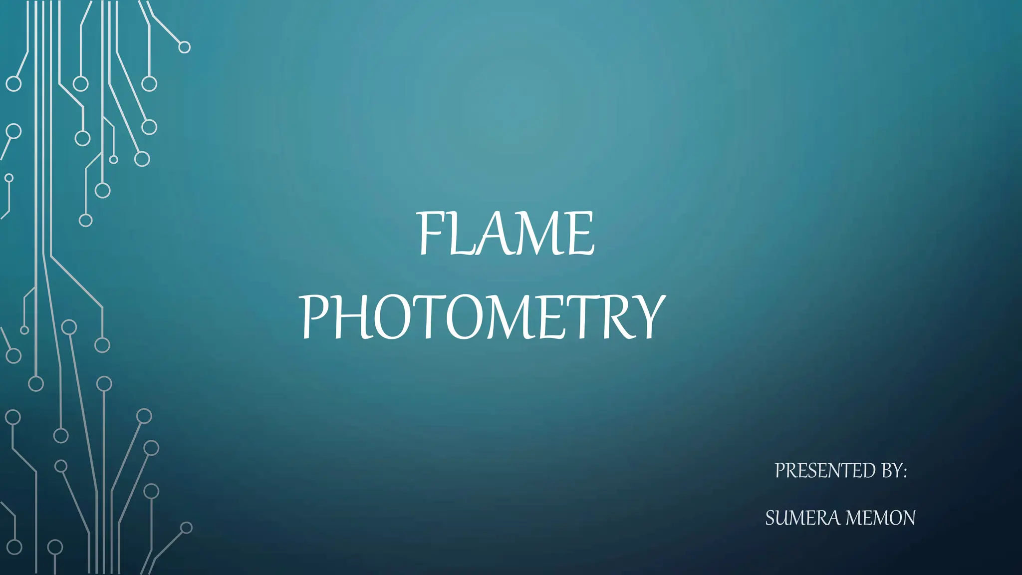 Spectrophotomtery Flame Photometer Lecture PPT