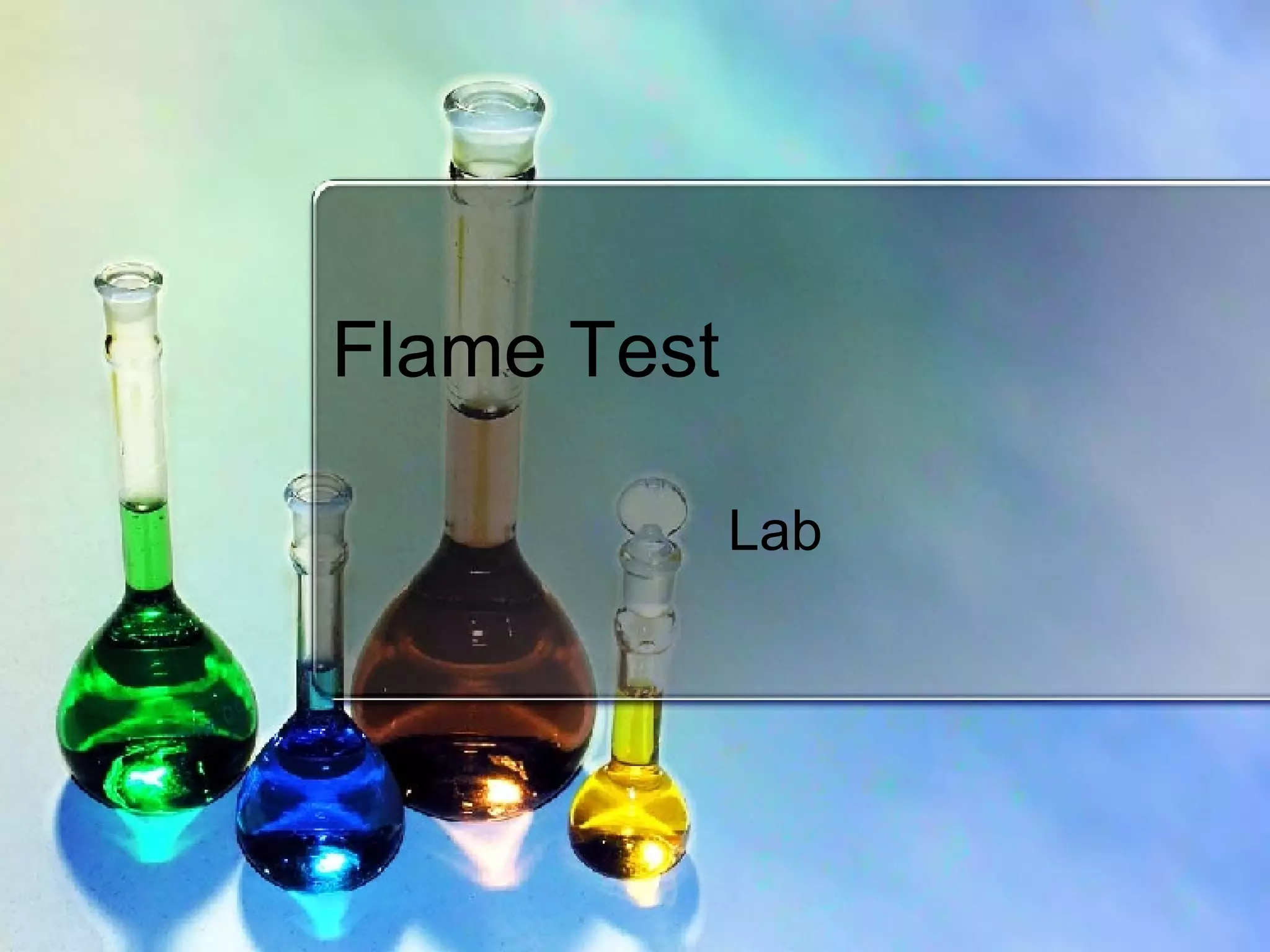 Flame Test Lab
