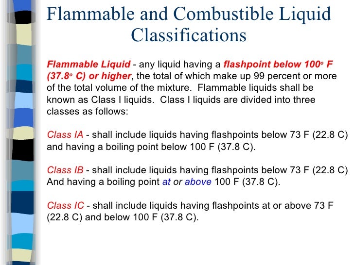 Flammableliquids