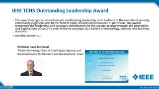 Ieee Csr Ranking IEEE SMC TCHS Award Ceremony at IEEE CSR conference 2021 | PPTX