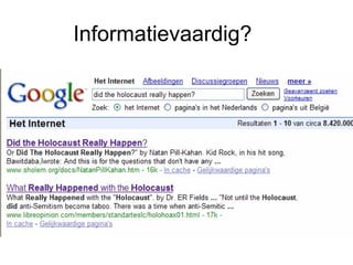 Informatievaardig?
 