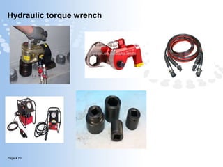 Page  70
Hydraulic torque wrench
 