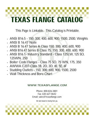 Flanges catalog | PDF