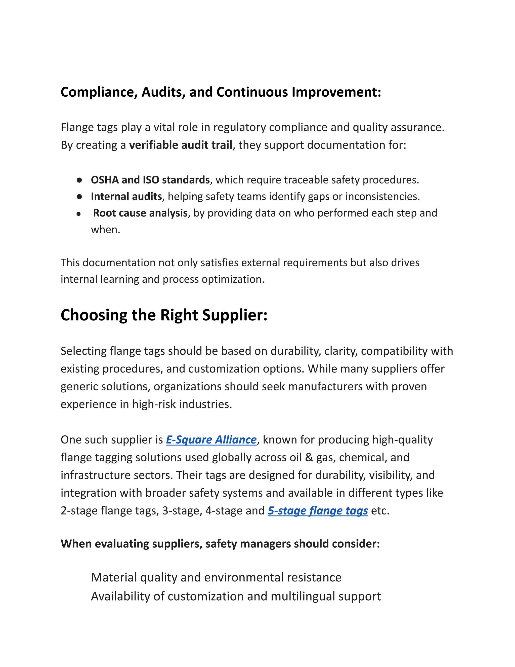 Flange Tagging Solutions for Pipeline Integrity and Process Safety | PDF