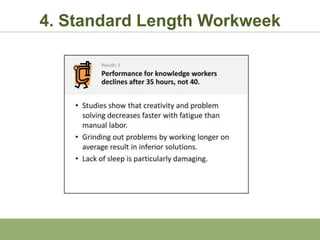 4. Standard Length Workweek
 
