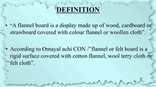 Flannel board 