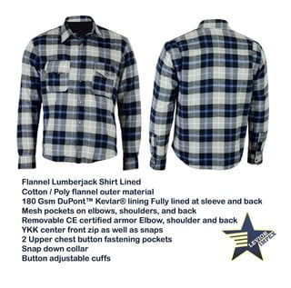 Flannel kevlar shirt