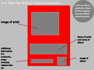 I will use this as
guidance, when I
will be creating
my own album
advertisement.
 