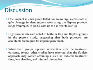 Flapless implant surgery