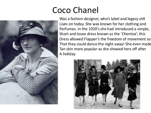coco chanel flappers 1920s