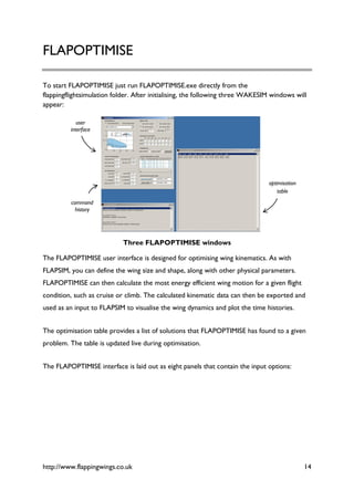 Plapping Simulator Flapping flightsimulationmanualv1.1 | PDF