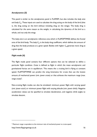 Plapping Simulator Flapping flightsimulationmanualv1.1 | PDF
