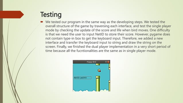 PPT of Flappy Bird Game for final year.pptx