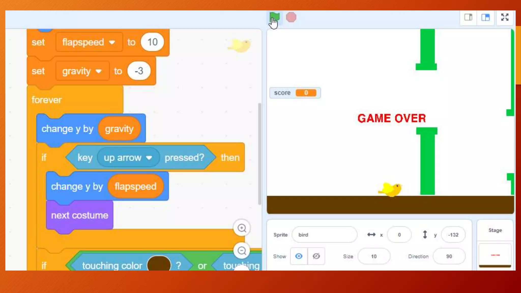 Hour (and a half) of Code: Flappy Bird Games in Scratch | PPTX