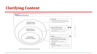 Clarifying Content
 