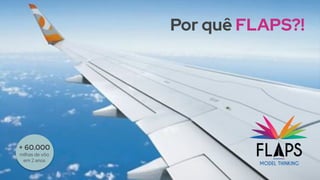 Por quê FLAPS?!
+ 60.000
milhas de vôo
em 2 anos
 