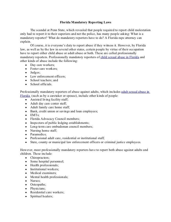 Florida Mandatory Reporting Laws florida-mandatory-reporting-laws