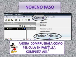 noveno Paso           ahora  Compruébala como       película en pantalla completa así.           