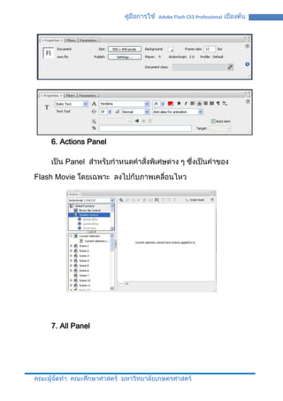 คู่มือFlash
