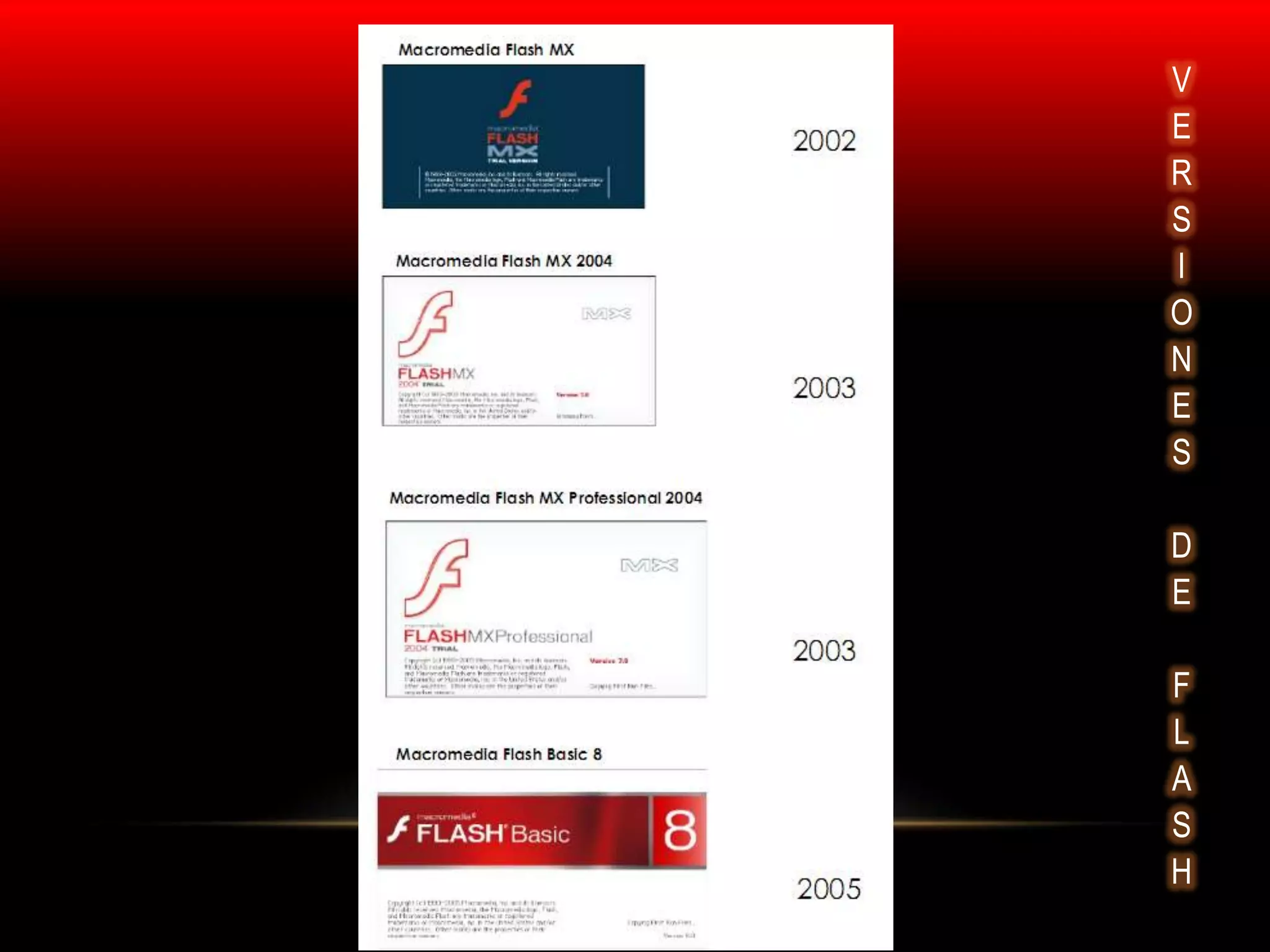 V
E
R
S
I
O
N
E
S

D
E

F
L
A
S
H
 