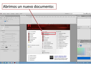 Abrimos un nuevo documento:
 