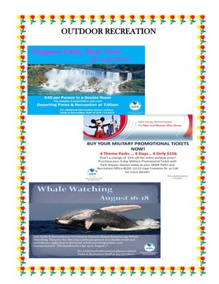 OUTDOOR RECREATION
 