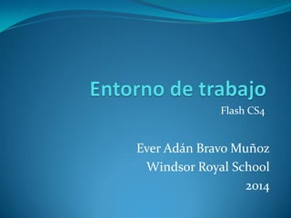 Flash CS4
Ever Adán Bravo Muñoz
Windsor Royal School
2014
 