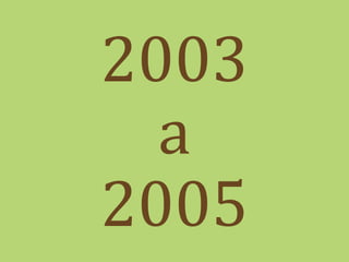 2003
a
2005
 