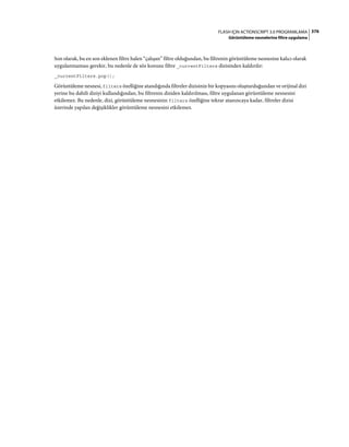 Adobe Flash as3 actionscript 3 ile programlama türkçe