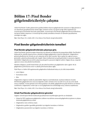 Adobe Flash as3 actionscript 3 ile programlama türkçe