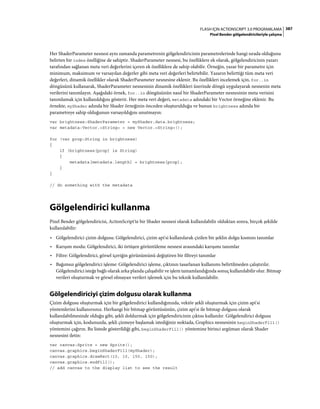Adobe Flash as3 actionscript 3 ile programlama türkçe