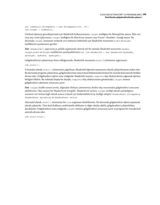 Adobe Flash as3 actionscript 3 ile programlama türkçe