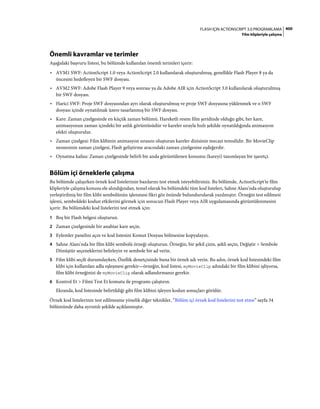 Adobe Flash as3 actionscript 3 ile programlama türkçe