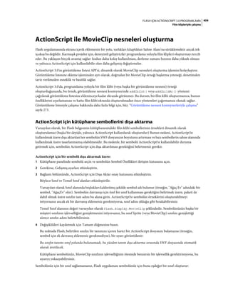 Adobe Flash as3 actionscript 3 ile programlama türkçe