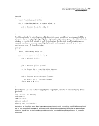 Adobe Flash as3 actionscript 3 ile programlama türkçe