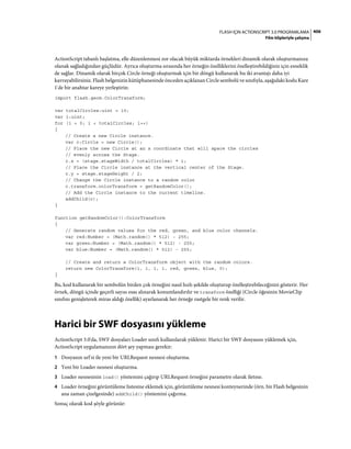 Adobe Flash as3 actionscript 3 ile programlama türkçe