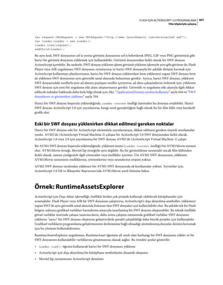 Adobe Flash as3 actionscript 3 ile programlama türkçe