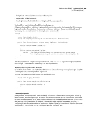 Adobe Flash as3 actionscript 3 ile programlama türkçe