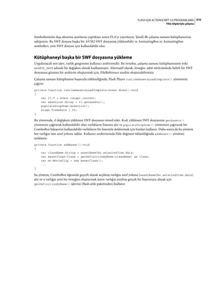 Adobe Flash as3 actionscript 3 ile programlama türkçe