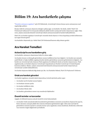 Adobe Flash as3 actionscript 3 ile programlama türkçe