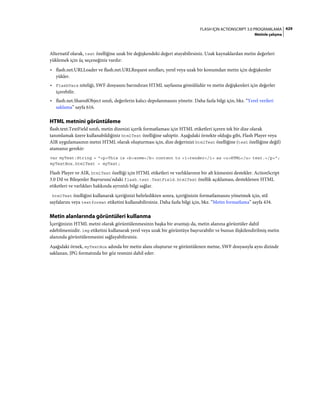 Adobe Flash as3 actionscript 3 ile programlama türkçe
