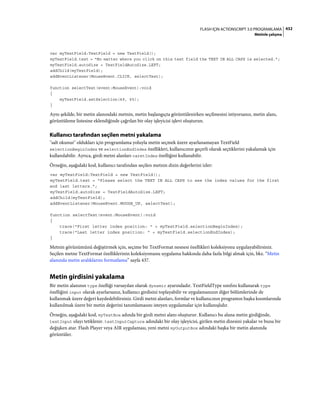 Adobe Flash as3 actionscript 3 ile programlama türkçe