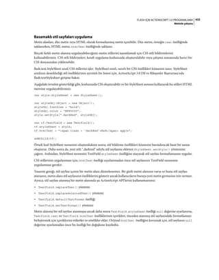 Adobe Flash as3 actionscript 3 ile programlama türkçe